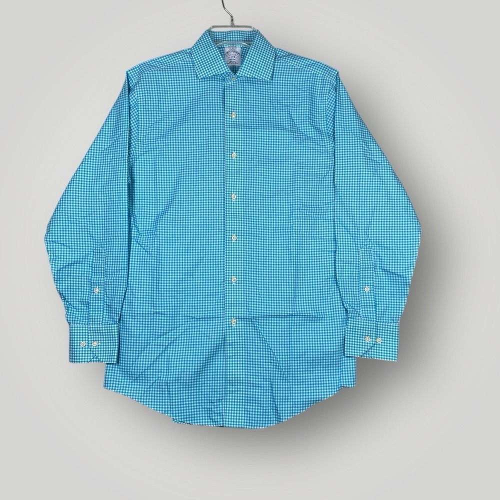 Brooks Brothers 1818 Shirt Mens Size 15 - 2/3 Regent‎ Fit Non Iron Button Up